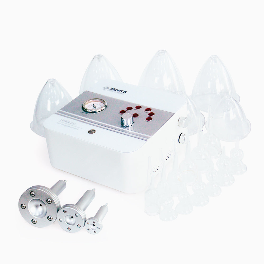 Zemits Leger 2.0 Vacuum Cupping System with XXL Cups in Set